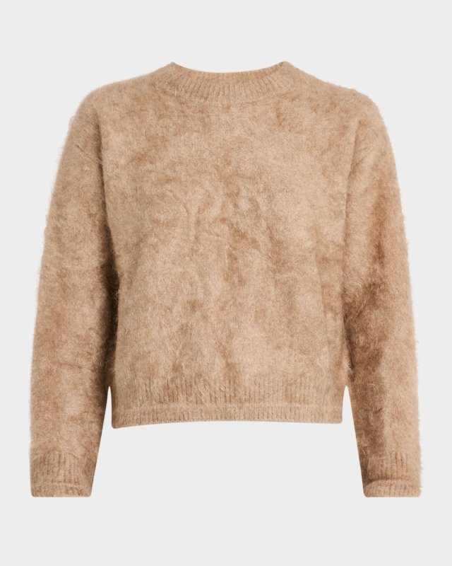 Slouchy Crewneck Cashmere Sweat